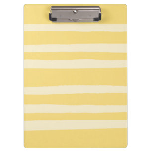Pranchetas Moderno Chic Amarelo Manteiga Listrado