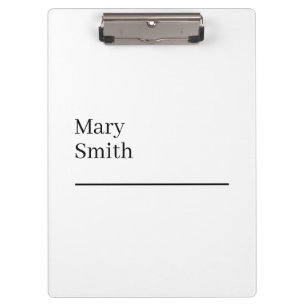 Pranchetas Moderno Minimalista Sublinhado