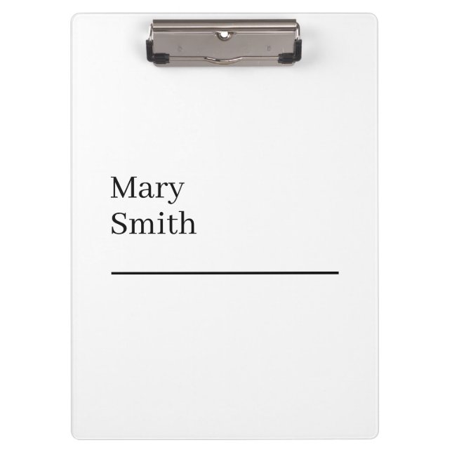 Pranchetas Moderno Minimalista Sublinhado (Frente)