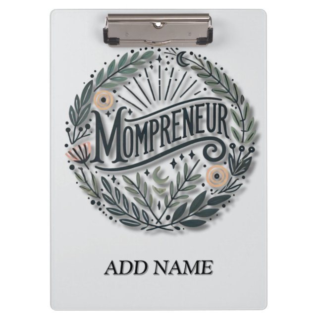 Pranchetas Mompreneur Themed (Frente)