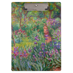 Pranchetas Monet "o jardim da íris em Giverny"