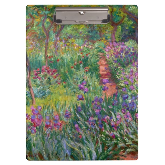 Pranchetas Monet "o jardim da íris em Giverny" (Frente)