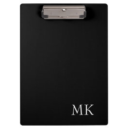 Pranchetas Monograma branco preto