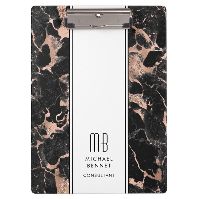 Pranchetas Monograma de Elegante (Frente)