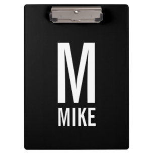 Pranchetas Monograma e nome personalizados modernos