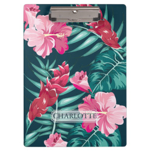Pranchetas Monograma floral exótico