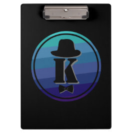 Pranchetas Monograma Inicial De Omã Azul Para Homens