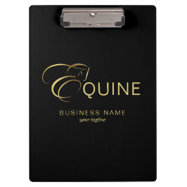 Pranchetas Monograma - Letra E Cavalo em ouro