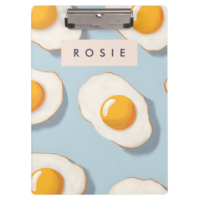 Pranchetas Monograma Personalizado Lado Soarino Para Cima Pad (Frente)