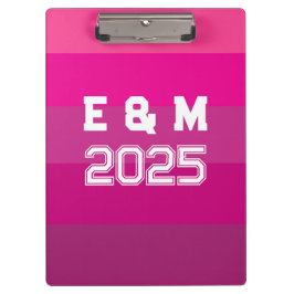 Pranchetas "Monograma personalizável e anos