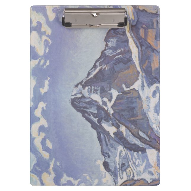 Pranchetas Montanha Monge Com Nuvens (Ferdinand Hodler) (Frente)