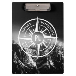 Pranchetas Montes dramáticos do emblema da estrela da Compass