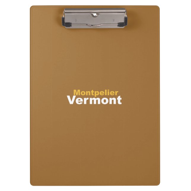 Pranchetas Montpelier, Área de Transferência Vermont (Frente)