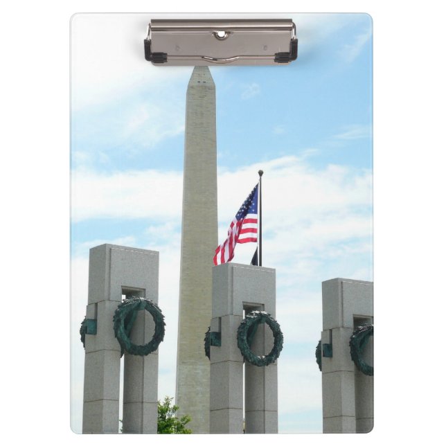 Pranchetas Monumento a Washington e Memorial da II Guerra Mun (Frente)