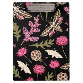 Pranchetas Moth Floral Rosa | Moth Clipboard