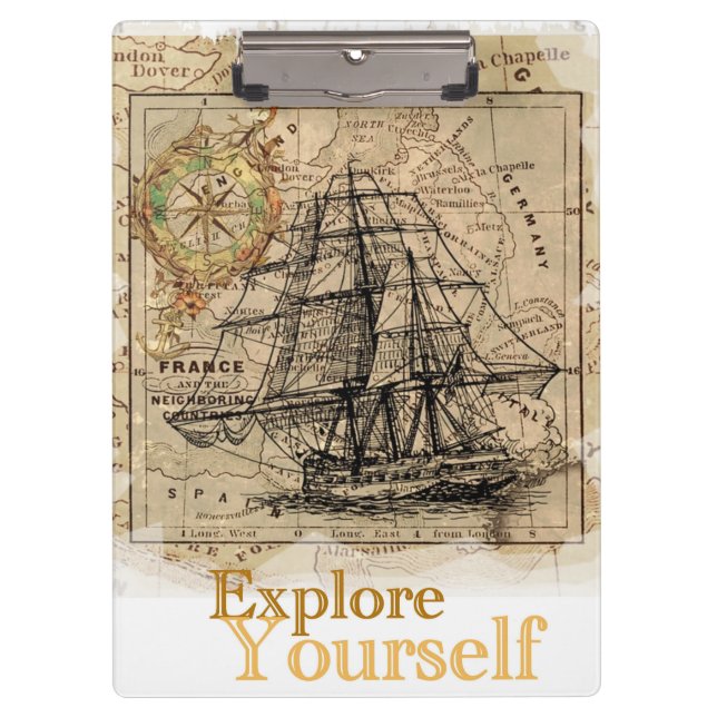 Pranchetas Motivação da Cota de Autoaperfeiçoamento Elegante  (Frente)