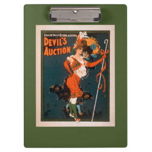 Pranchetas Mulher do leilão do diabo no teatro 2 do traje