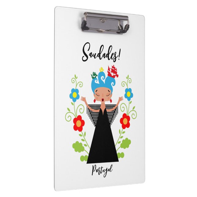 Pranchetas Mulher fada cantora de caravela portuguesa (Direita)