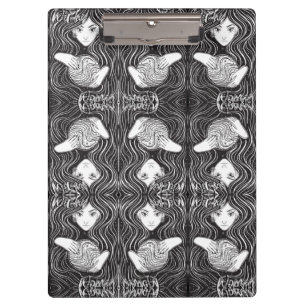 Pranchetas Mulher Witchy Black and White