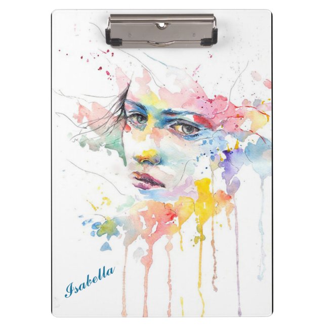 Pranchetas Mulheres em Aquarela (Frente)