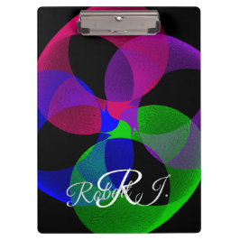 Pranchetas Multi Color Fusion Geometric Clipboard