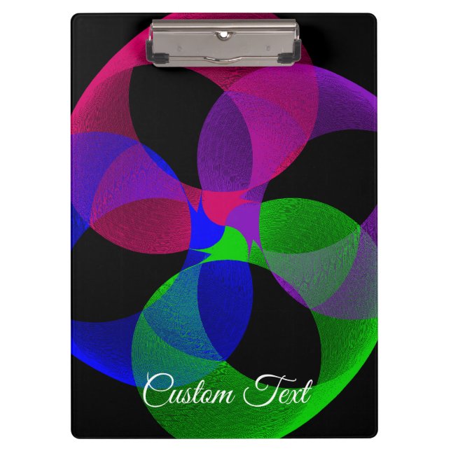 Pranchetas Multi Color Fusion Geometric Clipboard (Frente)