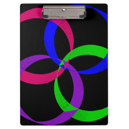 Pranchetas Multi Color Interchange Geometric Clipboard