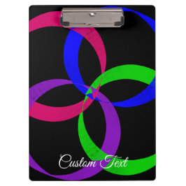 Pranchetas Multi Color Interchange Geometric Clipboard