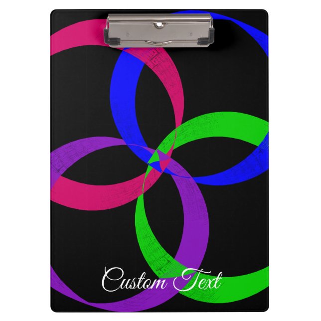 Pranchetas Multi Color Interchange Geometric Clipboard (Frente)