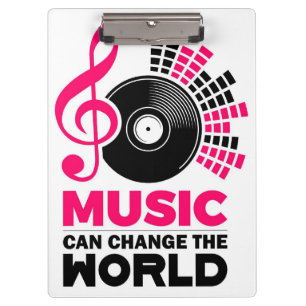 Pranchetas Música Arte Música Pode Mudar O Mundo