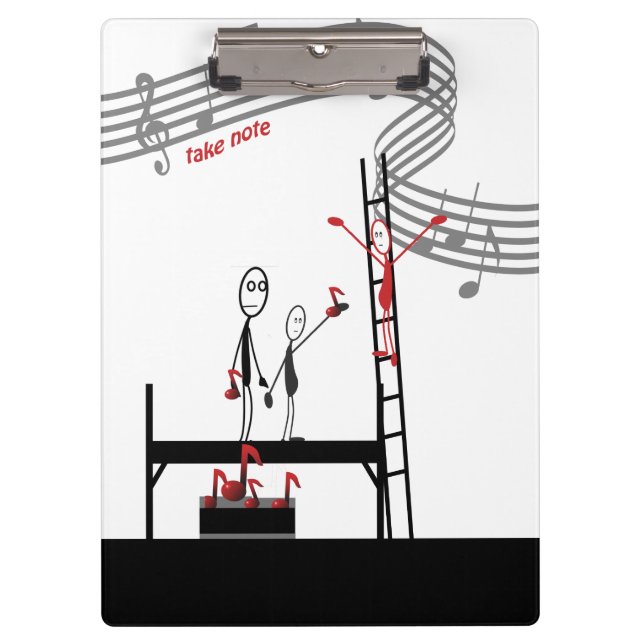 Pranchetas Musical Teacher Funny Stickman (Frente)
