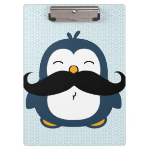 Pranchetas Mustache Penguin