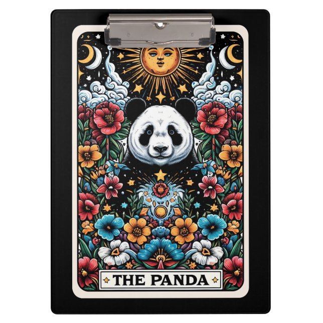 Pranchetas Mystic Panda Tarot - Spiritual Journaling, Office (Frente)
