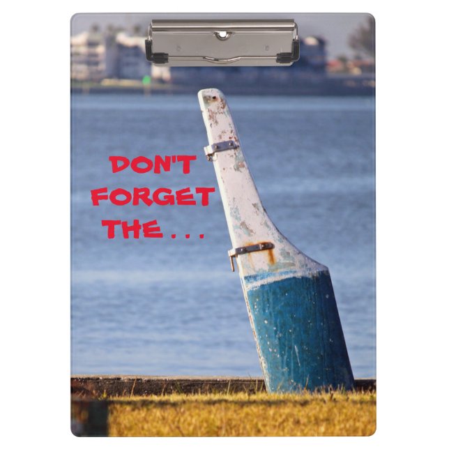 Pranchetas Não se esqueça... (Frente)