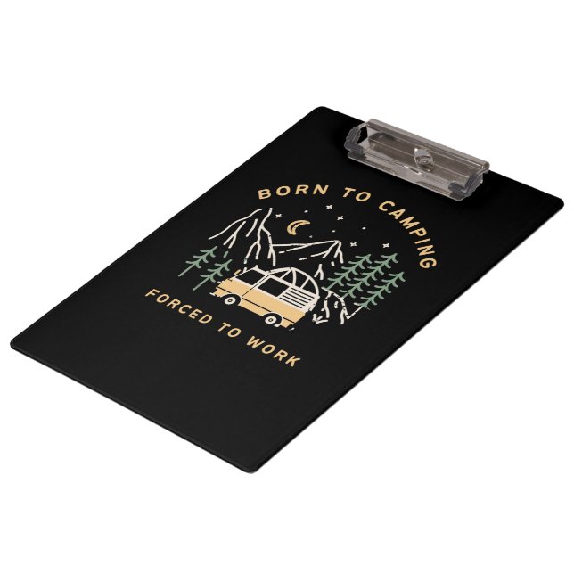 Pranchetas Nascer ao acampamento, forçado ao trabalho - Retro (Inclinado)