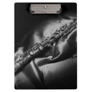 Pranchetas Natureza-morta de clarinete antigo, P&B