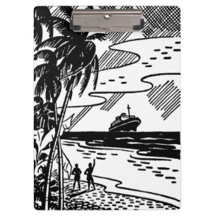 Pranchetas Navio de cruzeiro retrô