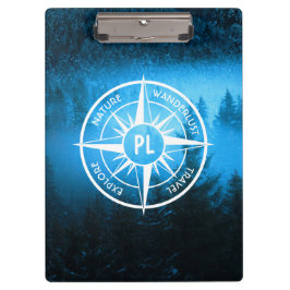 Pranchetas Névoa emblem monograma em estrela de pântano