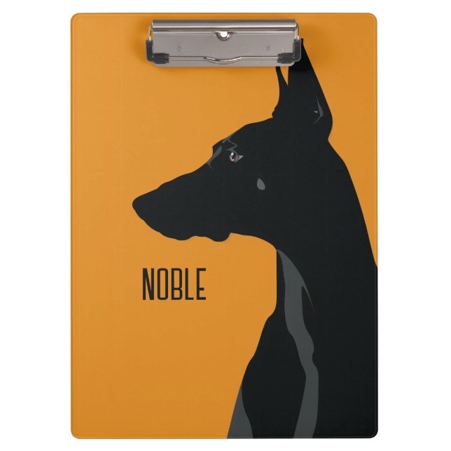 Pranchetas Noble Black Doberman (Frente)