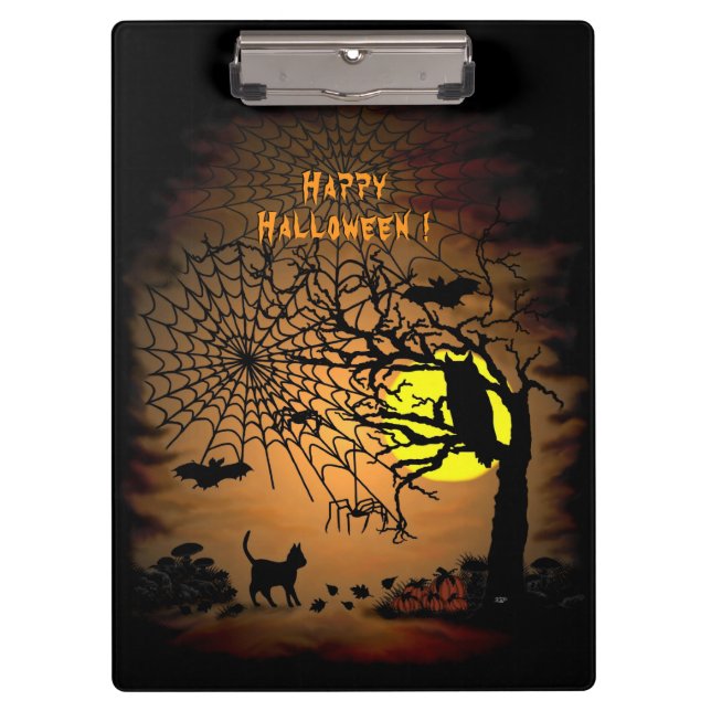 Pranchetas Noite de Halloween, Feliz Halloween! (Frente)
