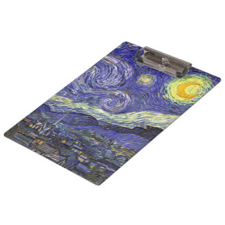 Pranchetas Noite Estrelada por Vincent van Gogh