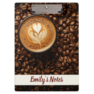 Pranchetas Nome da Hora do Café