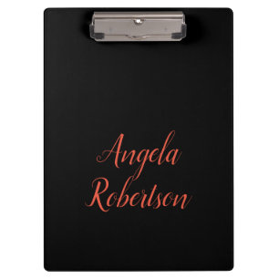 Pranchetas Nome de adição simples e moderno