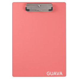 Pranchetas Nome de cor rosa da goiaba