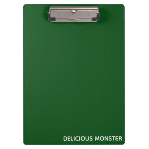Pranchetas Nome de cor verde do Monster delicioso