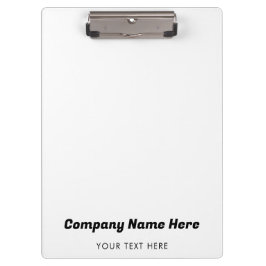 Pranchetas Nome do logotipo comercial Empresa Promocional cor