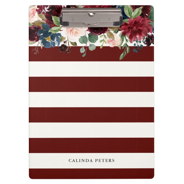 Pranchetas Nome feito sob encomenda descascado floral do (Frente)