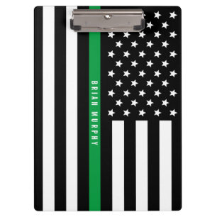 Pranchetas Nome fino militar da bandeira americana da Linha