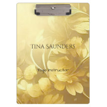 Nome personalizado das flores de ouro ioga