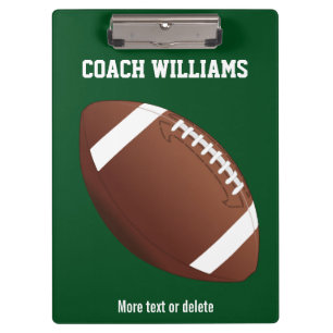 Pranchetas Nome personalizado do presente do treinador de